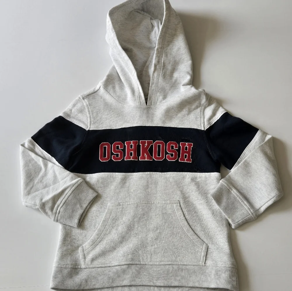 OshKosh/Gray and‎ Blue Hoodie/Size 6/6A